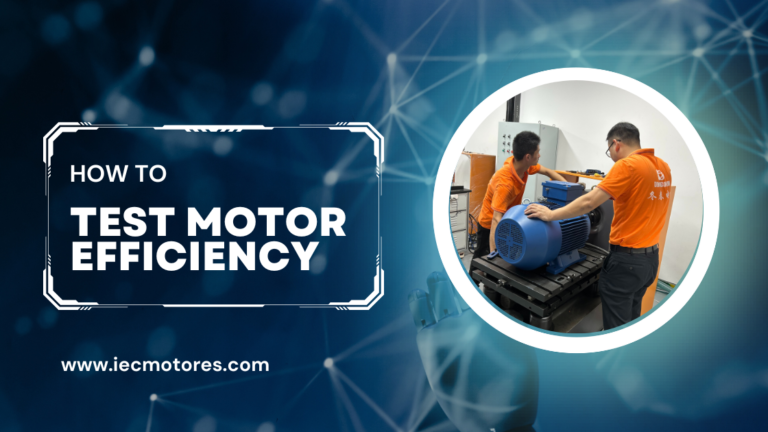 How to test motor efficiency more accurately?