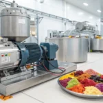 What Factors Should You Consider When Choosing a Single Phase Motor for Industrial Mixers? A large single-phase motor connected to an industrial mixer in a factory.