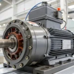 Wat maakt Toshiba-motoren zo duur? Toshiba in een fabrieksomgeving Close-up view of a Toshiba industrial motor in a factory setting