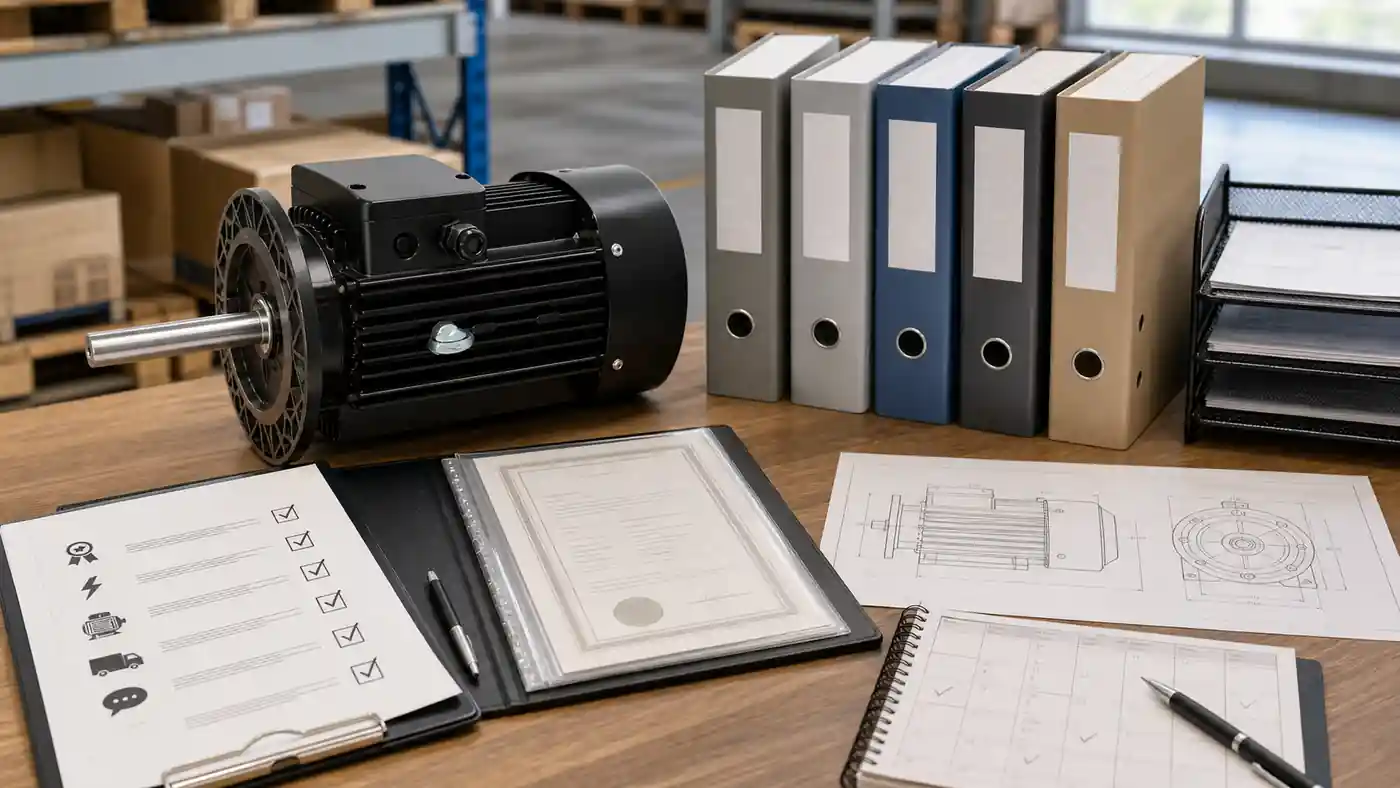 How to Use This Shortlist electric motor procurement image