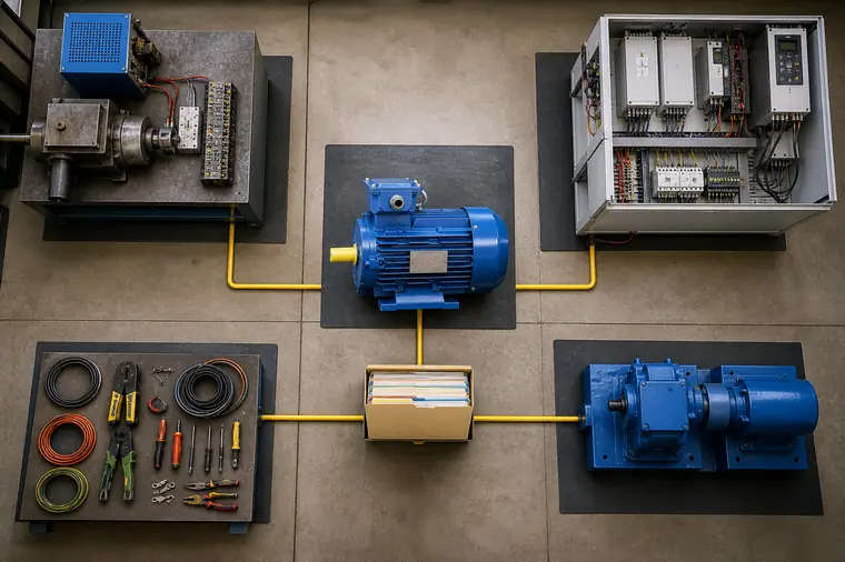 Motor factory drive panel builder and machine owner responsibilities are separated before purchase