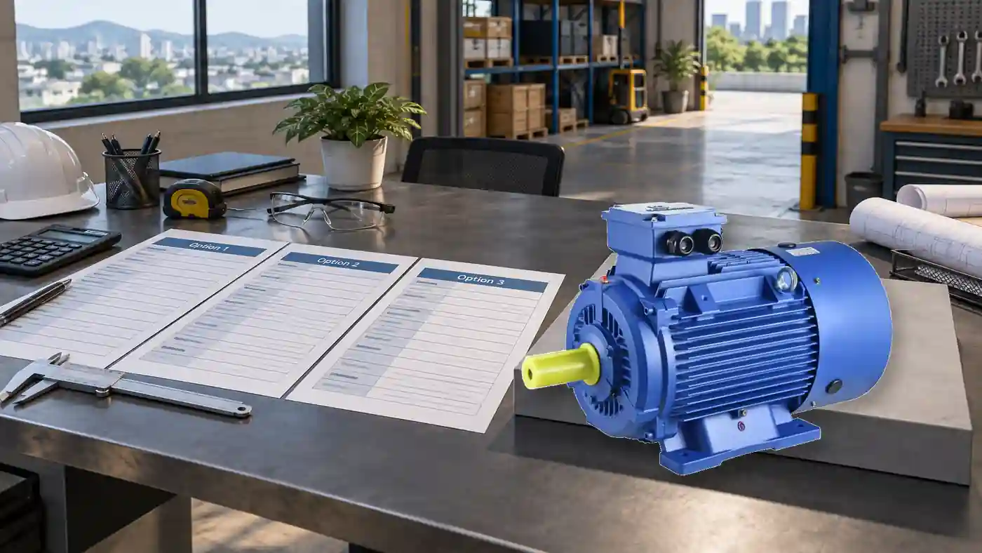 Electric motor procurement illustration