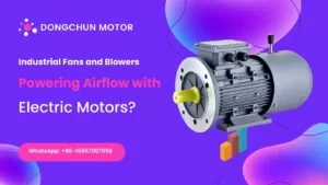 Ventiladores y Sopladores Industriales con motor eléctrico