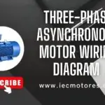 Three-phase asynchronous motor wiring diagram