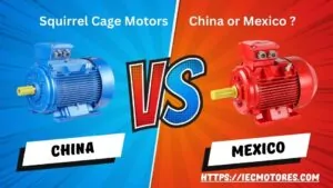 Motores de jaula de ardilla China o México