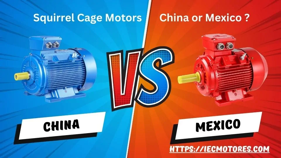 Motores de jaula de ardilla China o México