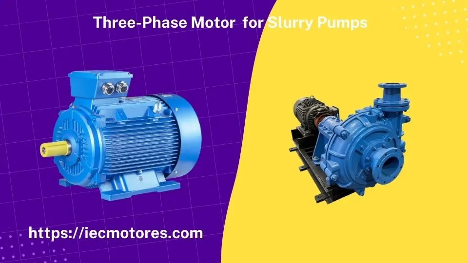 Moteur triphasé pour pompes à lisier