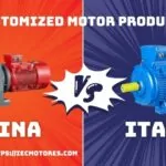 中国和意大利定制电机产量对比如何? customized motor production China and Italy