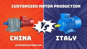 producción de motores personalizados China e Italia