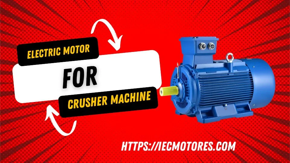 electric motor for crusher machine