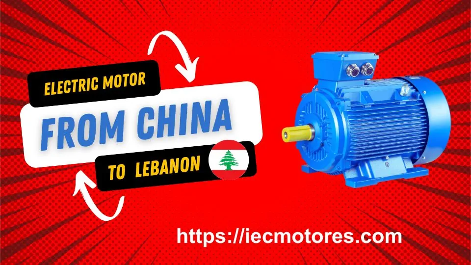 elektromotor z Číny do Libanonu