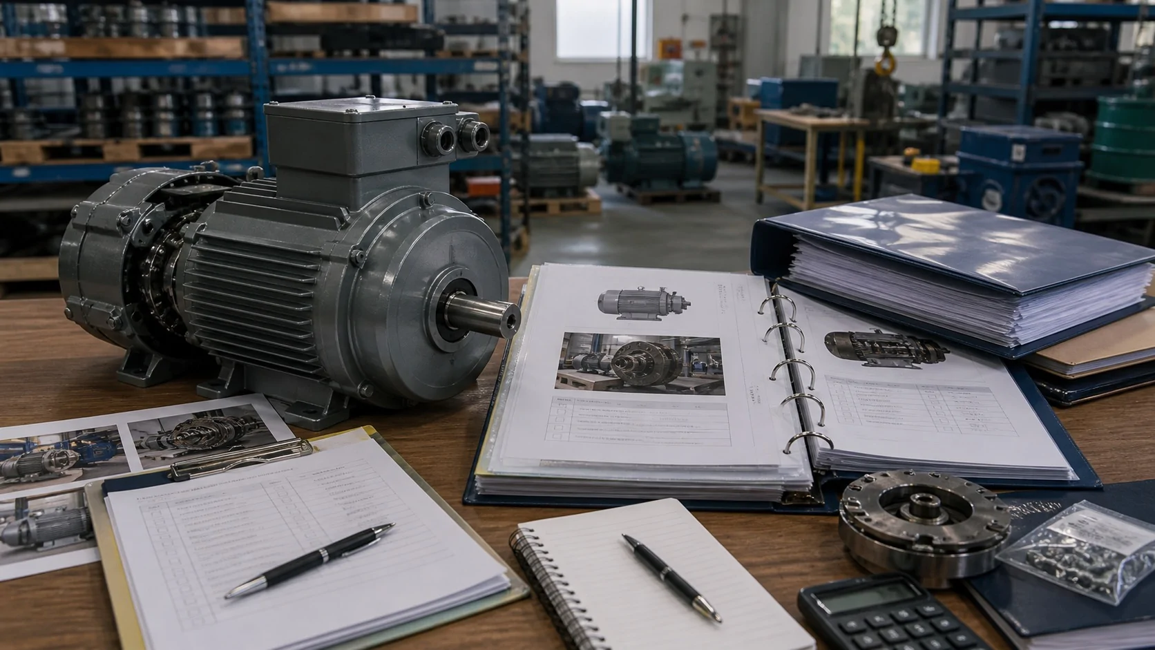 Leroy-Somer brake motor supplier evidence
