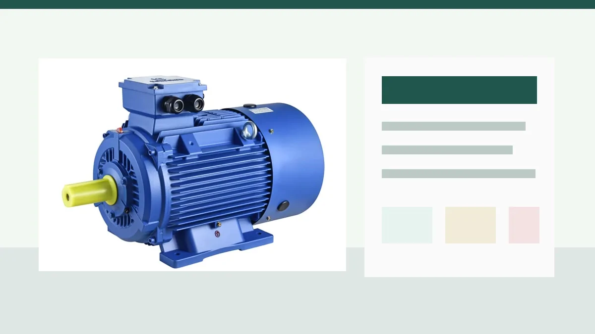 Nidec Motor Corporation electric motor supplier evidence