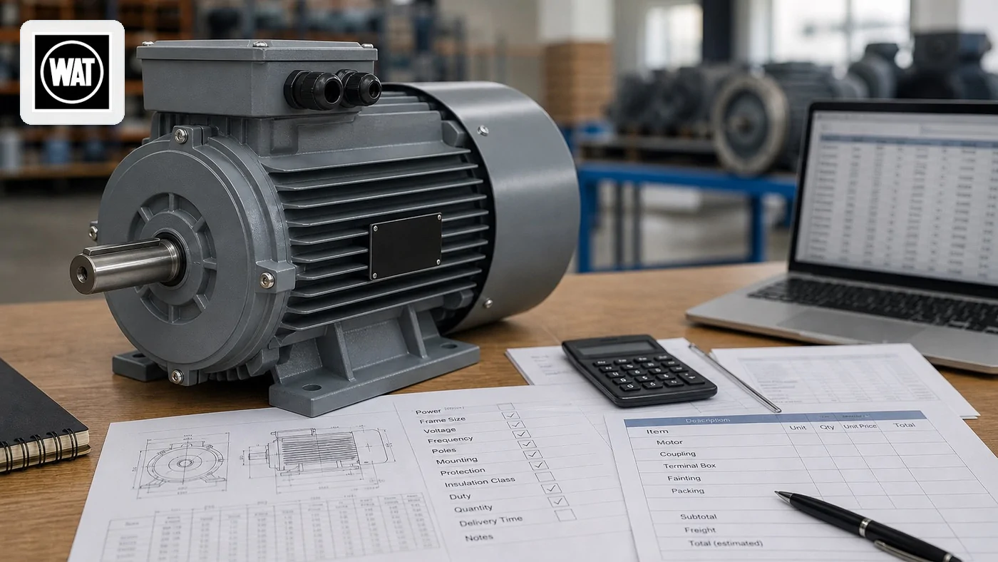 WAT Motor electric motor procurement image